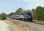 RNCX 1893 leads train P074-22 northbound